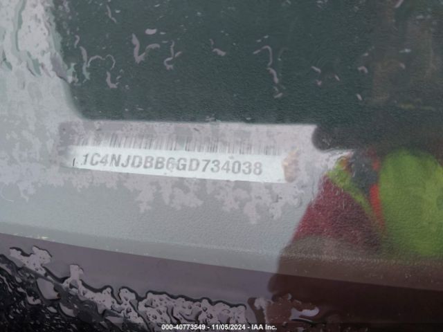 1C4NJDBB6GD734038 Jeep Compass Sport Se