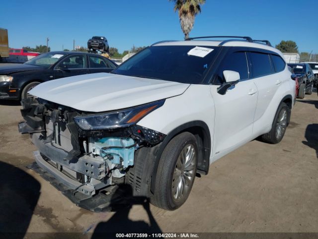 5TDEBRCH0RS614871 Toyota Highlander Hybrid Platinum