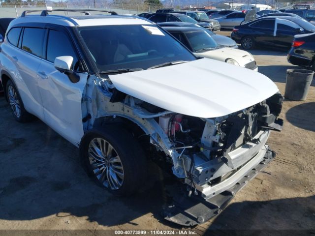5TDEBRCH0RS614871 Toyota Highlander Hybrid Platinum
