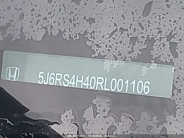 5J6RS4H40RL001106 Honda Cr-v Ex Awd