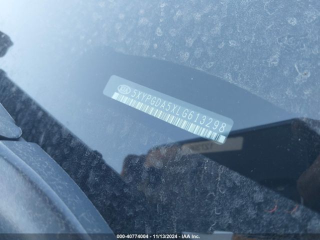 5XYPGDA5XLG613298 KIA Sorento 3.3l Lx