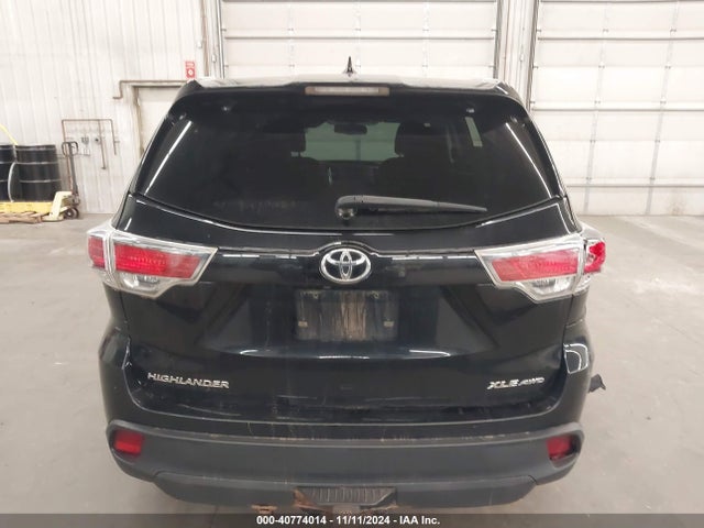 Toyota Highlander Xle V6 2016 5TDJKRFH6GS343614 Image 17