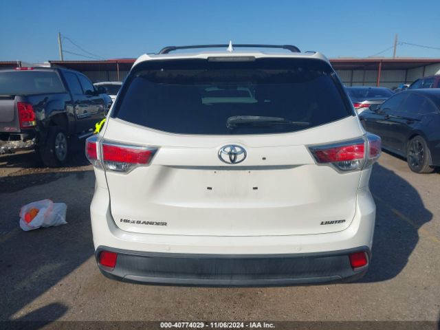 5TDYKRFH3FS054543 Toyota Highlander Limited V6
