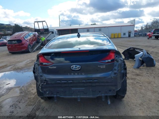 KMHC65LC3KU118128 Hyundai Ioniq Hybrid Blue