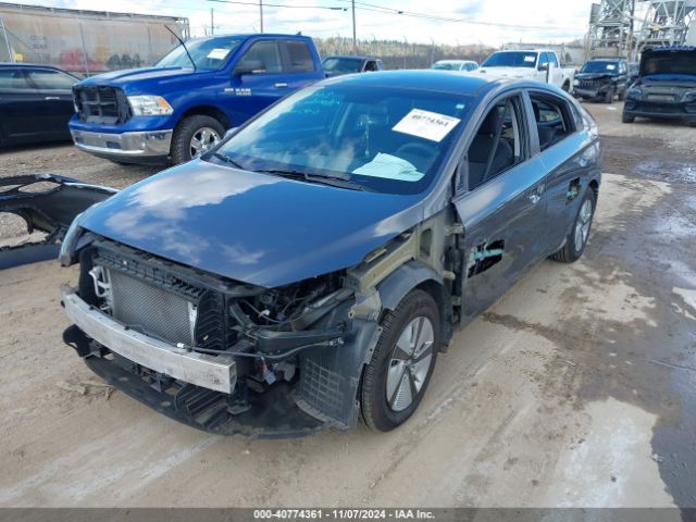 KMHC65LC3KU118128 Hyundai Ioniq Hybrid Blue