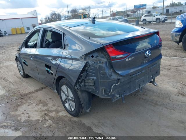KMHC65LC3KU118128 Hyundai Ioniq Hybrid Blue