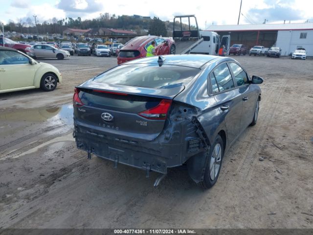 KMHC65LC3KU118128 Hyundai Ioniq Hybrid Blue