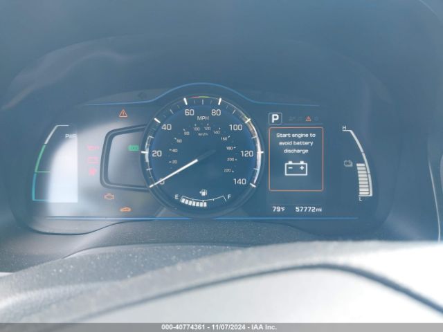KMHC65LC3KU118128 Hyundai Ioniq Hybrid Blue