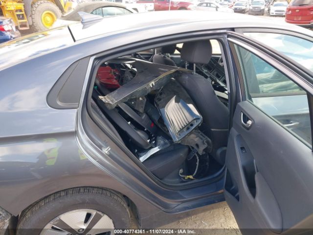 KMHC65LC3KU118128 Hyundai Ioniq Hybrid Blue