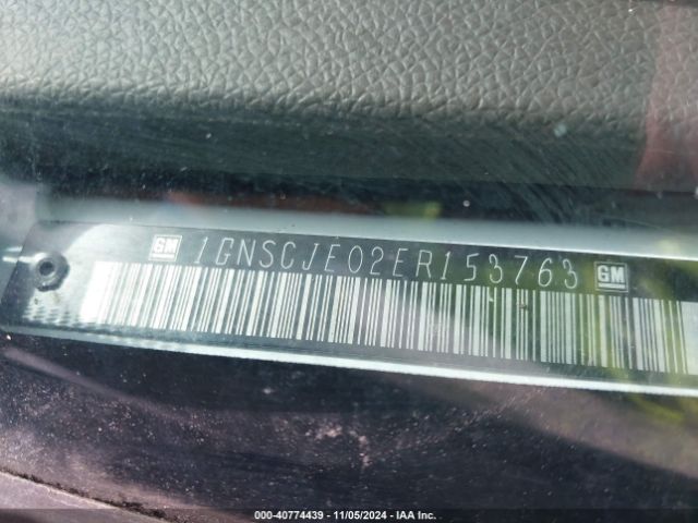 1GNSCJE02ER153763 Chevrolet Suburban 1500 Lt