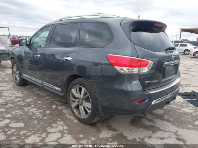 5N1AR2MN2EC697975 Nissan Pathfinder Platinum