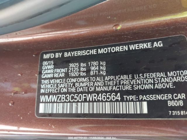 WMWZB3C50FWR46564 Mini Countryman Cooper