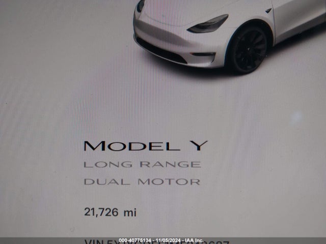 2021 TESLA MODEL Y 5YJYGDEE1MF243687 Photo 6