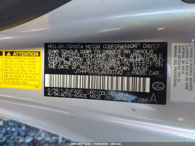 2018 LEXUS LC JTHHP5AY6JA000742 Photo 8