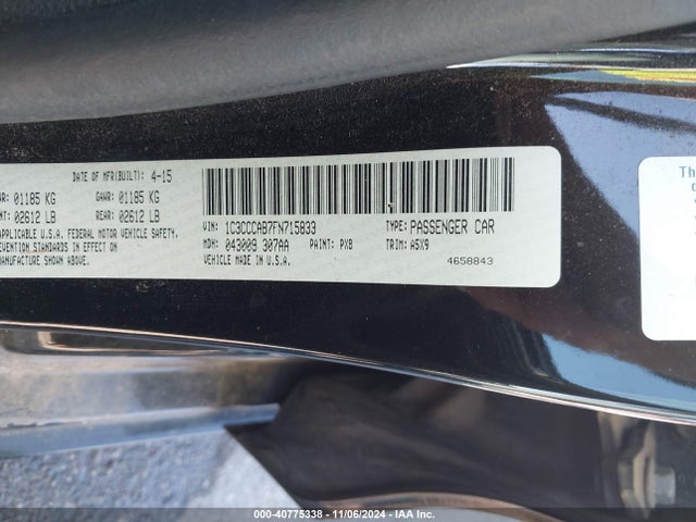 Chrysler 200 Limited 2015 1C3CCCAB7FN715833 Image 20