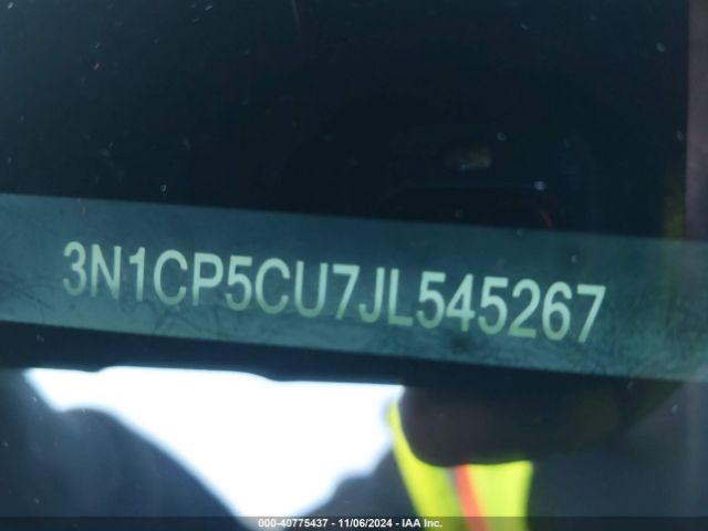 3N1CP5CU7JL545267 Nissan KICKS S