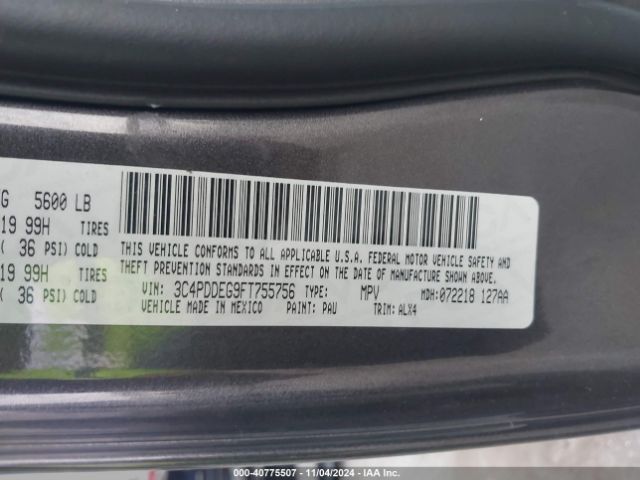 3C4PDDEG9FT755756 Dodge Journey R/t
