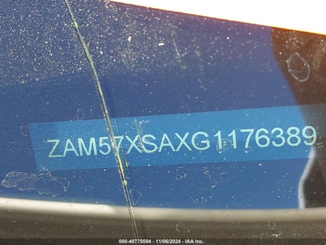 ZAM57XSAXG1176389 Maserati Ghibli