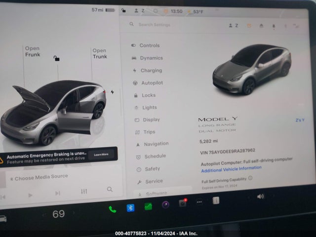 2024 TESLA MODEL Y 7SAYGDEE9RA287962 Photo 6