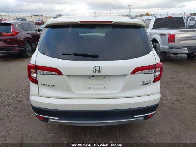 5FNYF6H07KB042274 Honda Pilot Elite
