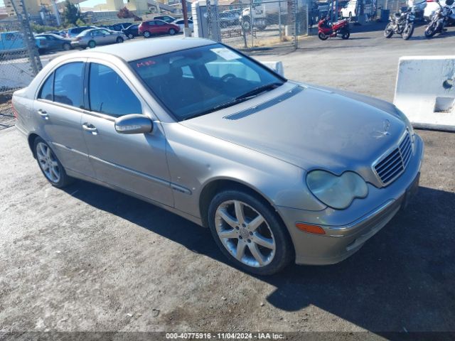 2004 MERCEDES-BENZ C-CLASS WDBRF40J54F454249