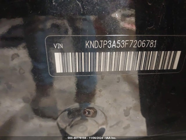 KIA SOUL + 2015 KNDJP3A53F7206781 Image 9