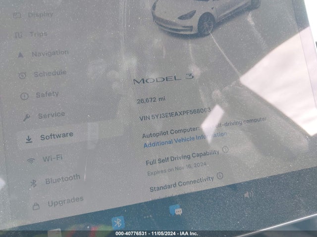 2023 TESLA MODEL 3 5YJ3E1EAXPF568063 Photo 6