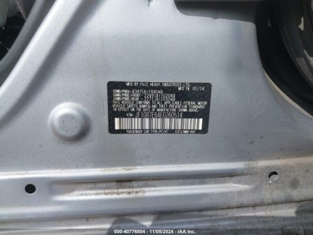 JF1GR7E64EG260514 Subaru Impreza Wrx