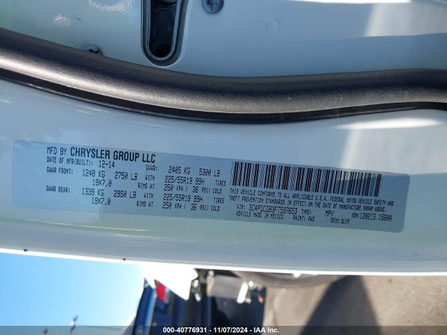 3C4PDCGB3FT597653 Dodge Journey Crossroad