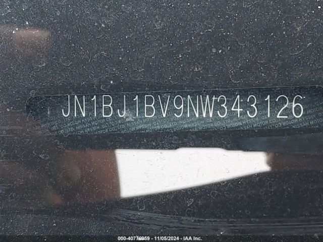 JN1BJ1BV9NW343126 Nissan Rogue Sport Sv Fwd Xtronic Cvt