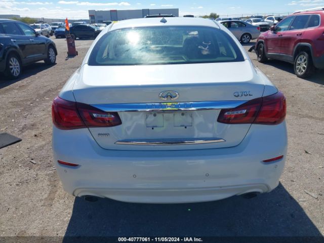 JN1BY1PRXJM370140 Infiniti Q70l 3.7x Luxe