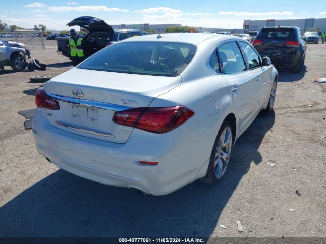 JN1BY1PRXJM370140 Infiniti Q70l 3.7x Luxe