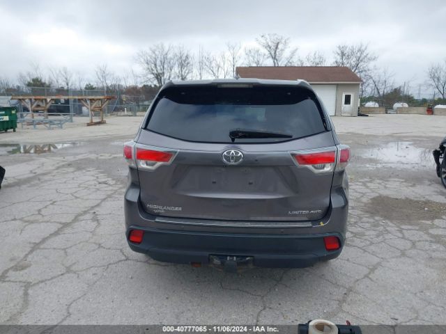 5TDDKRFH5FS215229 Toyota Highlander Limited Platinum V6