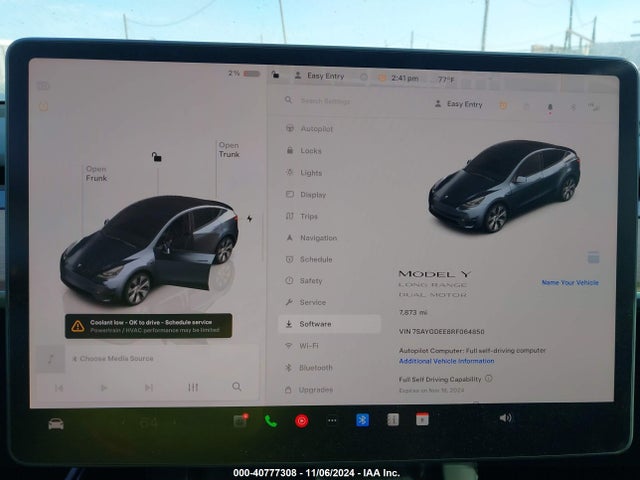 2024 TESLA MODEL Y 7SAYGDEE8RF064850 Photo 6