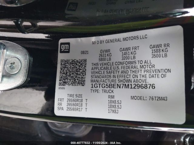 1GTG5BEN7M1296876 GMC Canyon 2wd  Short Box Elevation Standard
