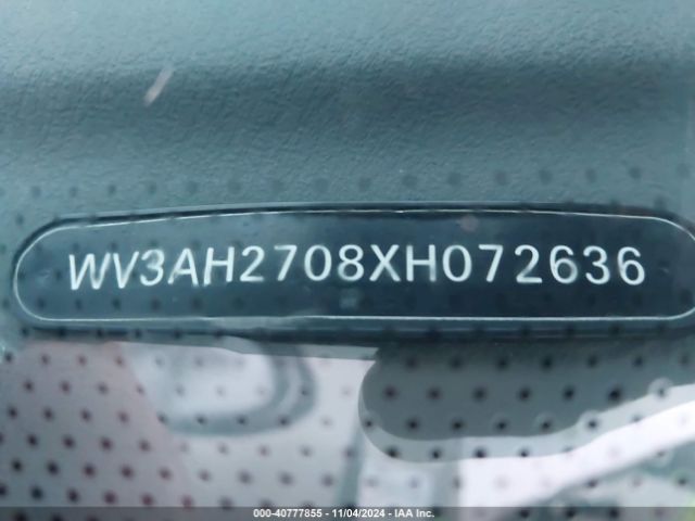 1999 VOLKSWAGEN EUROVAN WV3AH2708XH072636 Photo 8