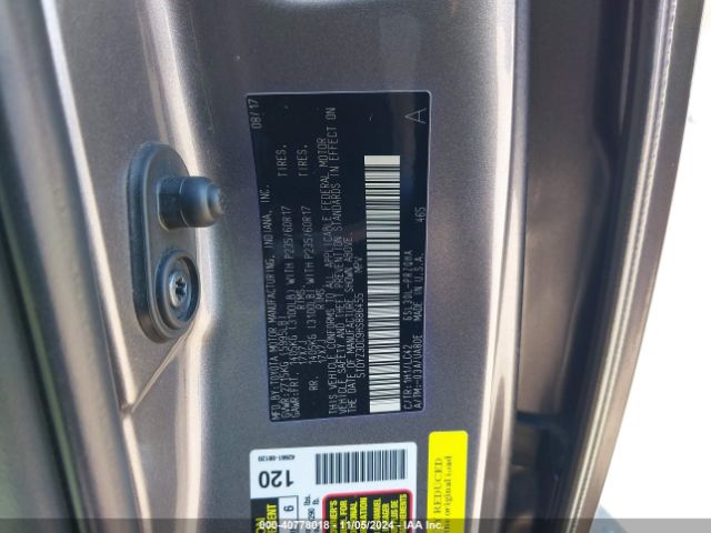5TDYZ3DC9HS886455 Toyota Sienna Xle/limited