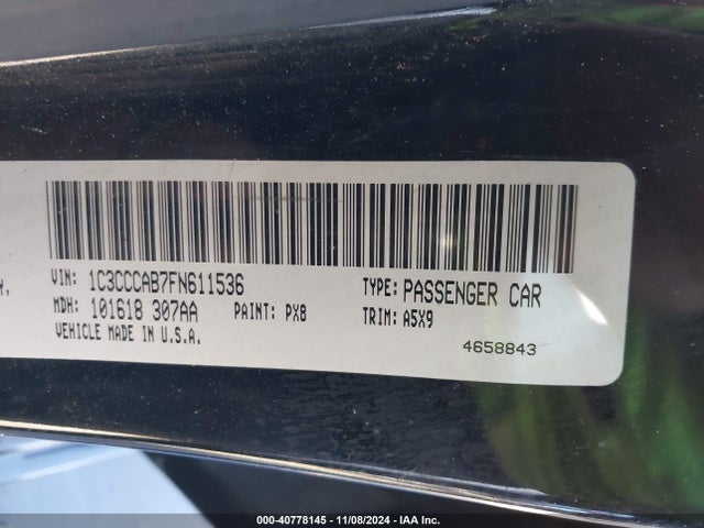 Chrysler 200 Limited 2015 1C3CCCAB7FN611536 Image 9