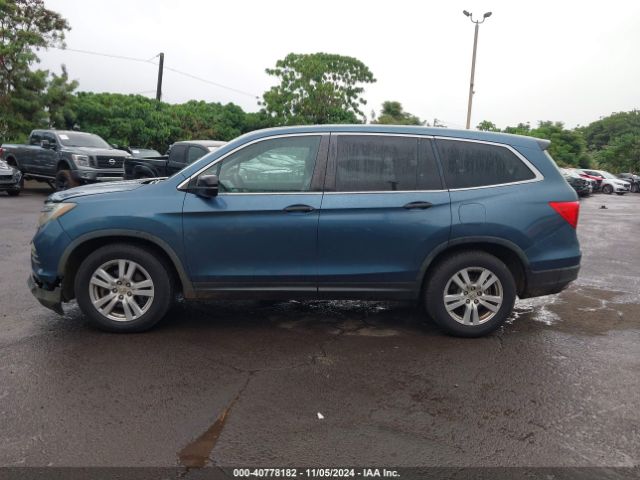 5FNYF5H12GB057503 Honda PILOT LX