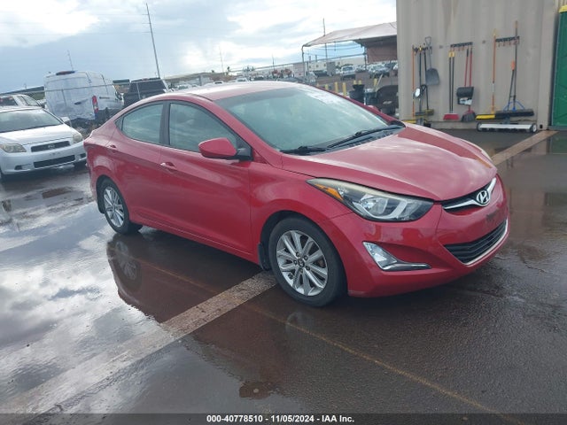 Hyundai ELANTRA SE 2014 KMHDH4AE5EU167011 Image 1