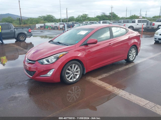 Hyundai ELANTRA SE 2014 KMHDH4AE5EU167011 Image 2