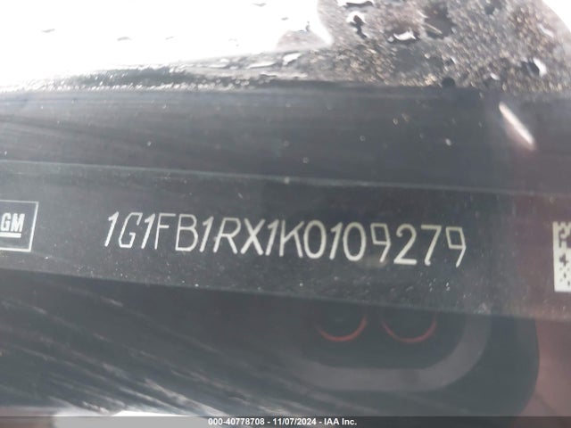 Chevrolet Camaro 1lt 2019 1G1FB1RX1K0109279 Image 9