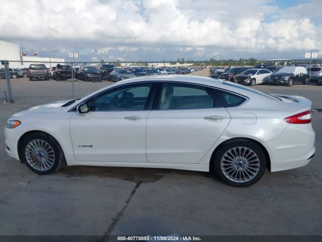 3FA6P0RU6ER224463 Ford Fusion Hybrid Titanium