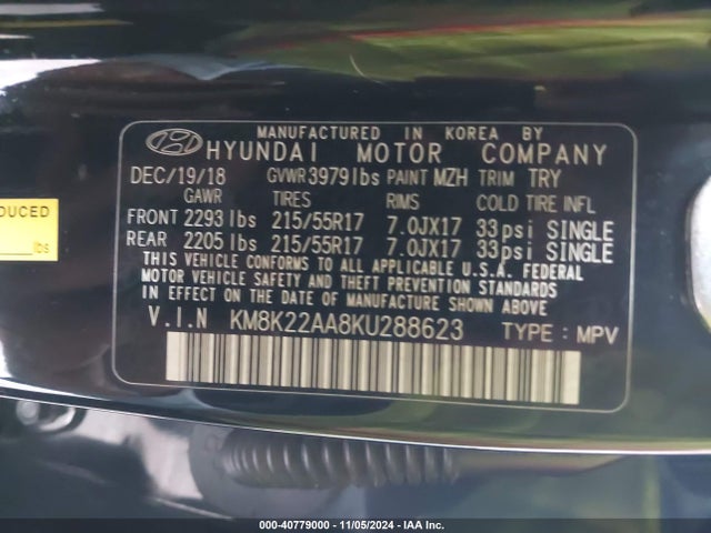 Hyundai Kona Sel 2019 KM8K22AA8KU288623 Image 9