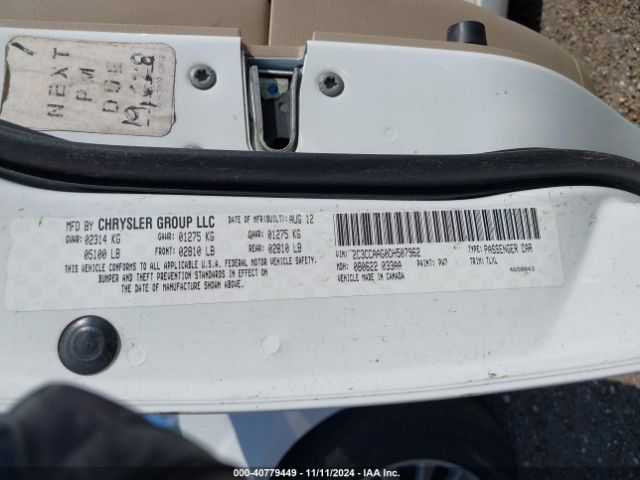 2013 CHRYSLER 300 2C3CCAAG0DH507962 Photo 8