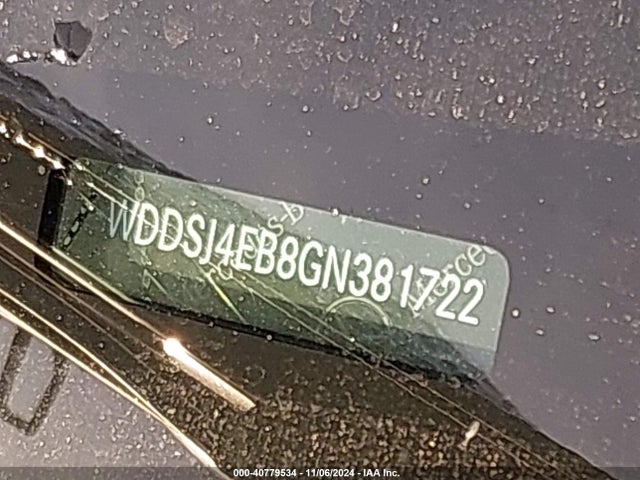 WDDSJ4EB8GN381722 Mercedes-Benz CLA 250