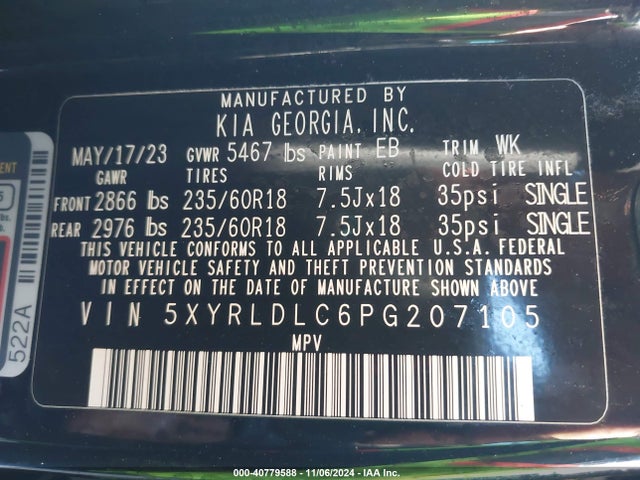 KIA Sorento X-line S 2023 5XYRLDLC6PG207105 Image 9