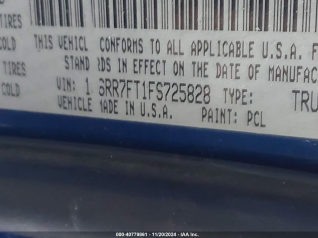 1C6RR7FT1FS725828 RAM 1500 Express