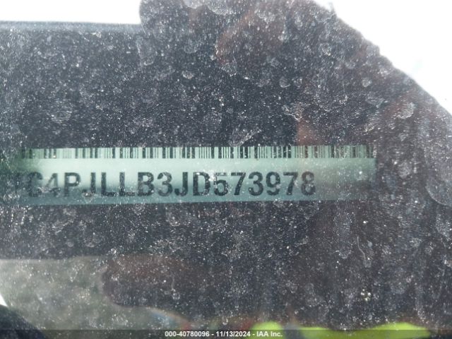 1C4PJLLB3JD573978 Jeep Cherokee Latitude Plus Fwd