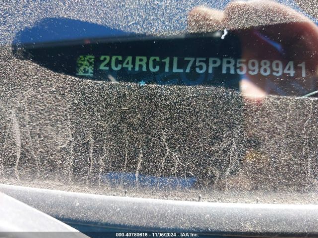 2C4RC1L75PR598941 Chrysler Pacifica Hybrid Touring L